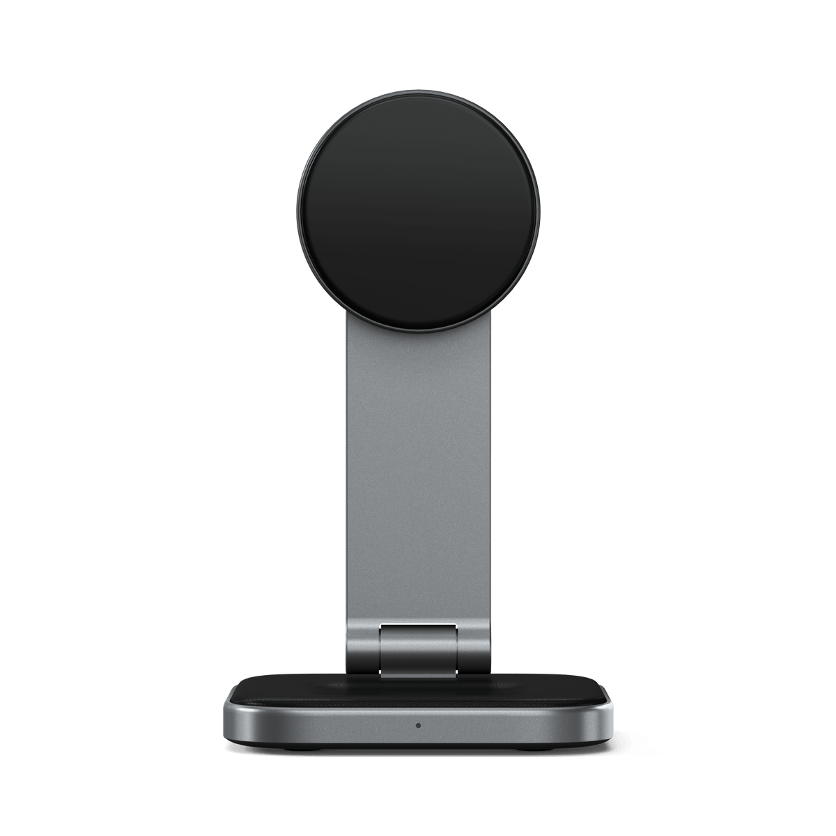2-in-1 Foldable Qi2 Wireless Charging Stand, front view