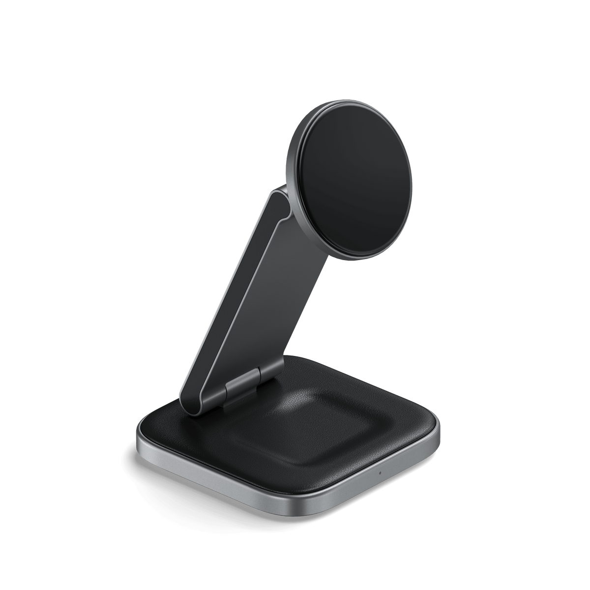 3-in-1 Foldable Qi2 Wireless Charging Stand unfolded, no devices