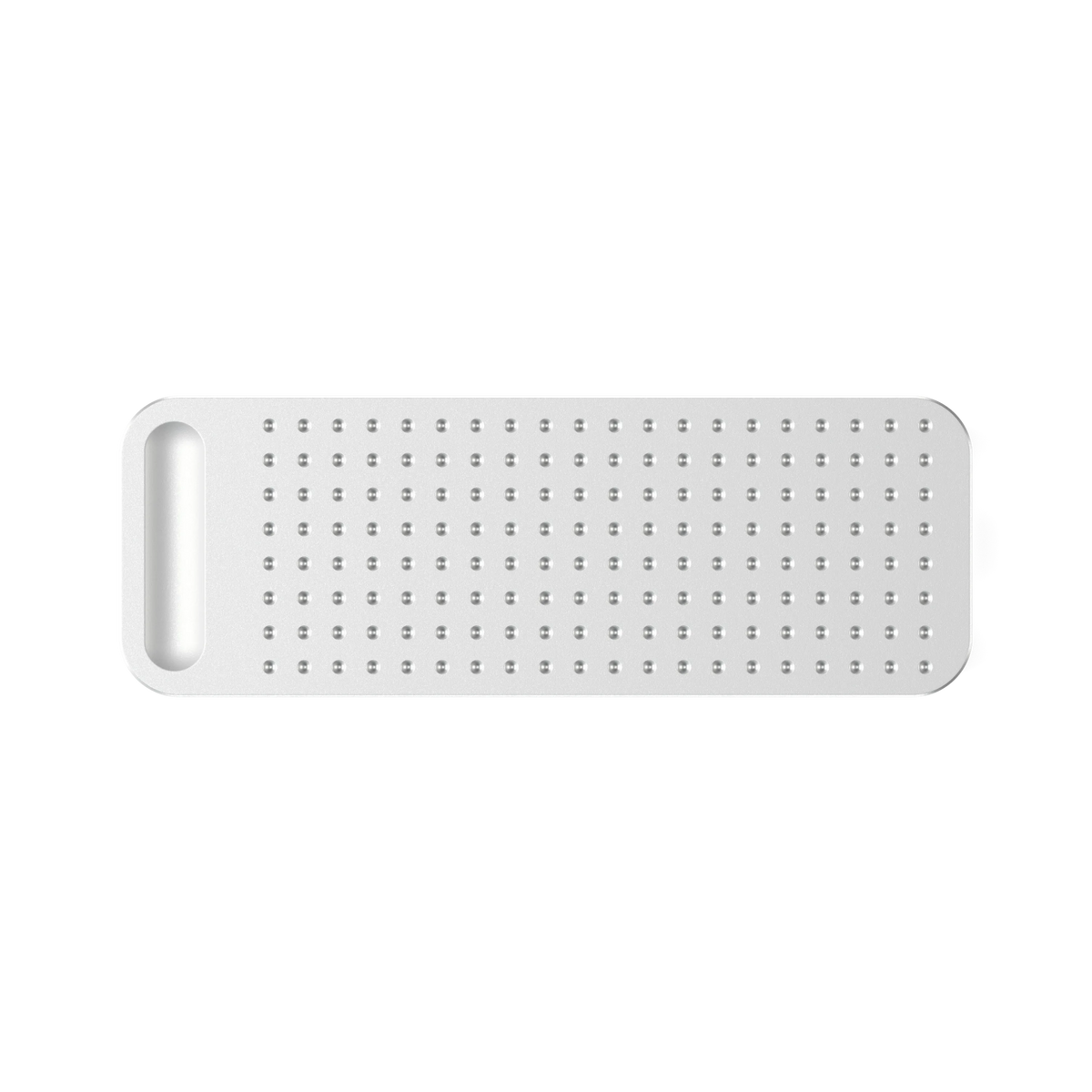 DotDisk 80Gbps SSD Enclosure in Silver, top view
