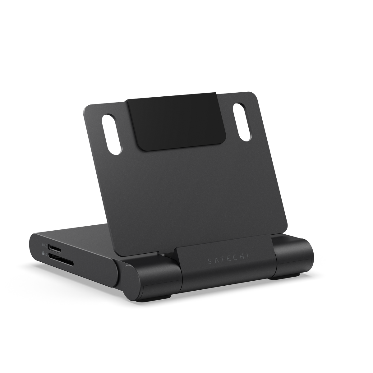 OntheGo Foldable Stand Hub unfolded, angled view