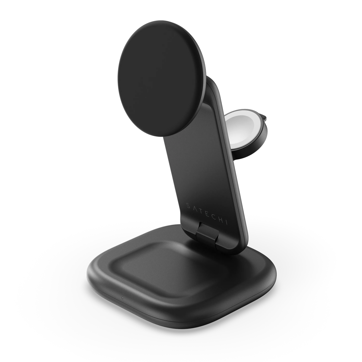 3-in-1 Foldable Wireless Charging Stand with Qi2 25W with Apple Watch charger extended