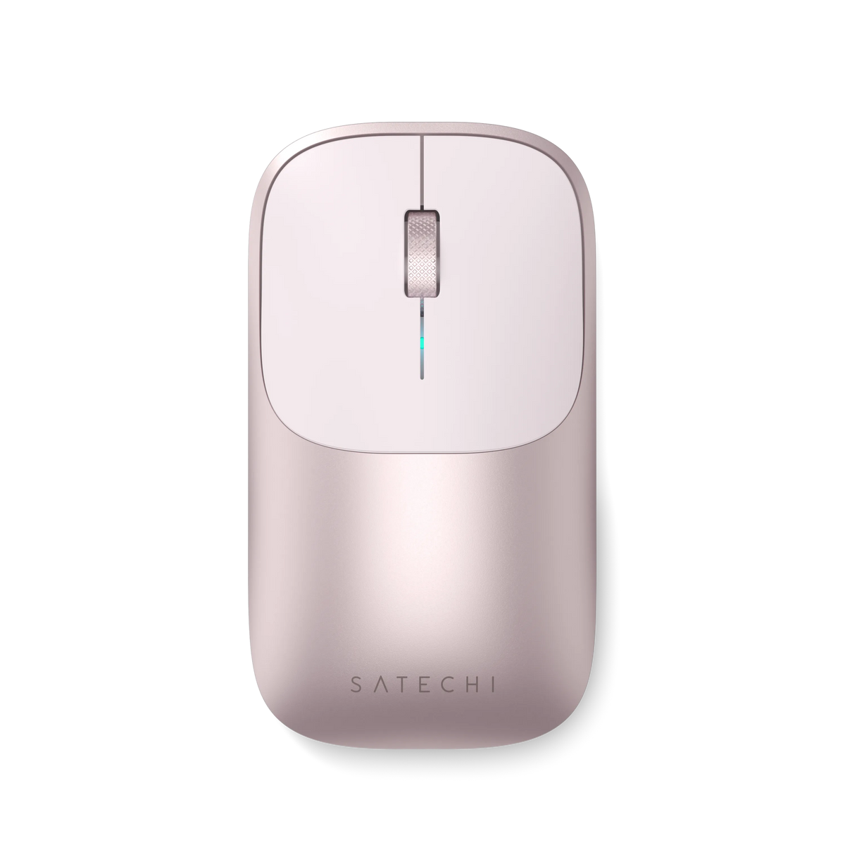 Slim EX Wireless Mouse in Blush, top view