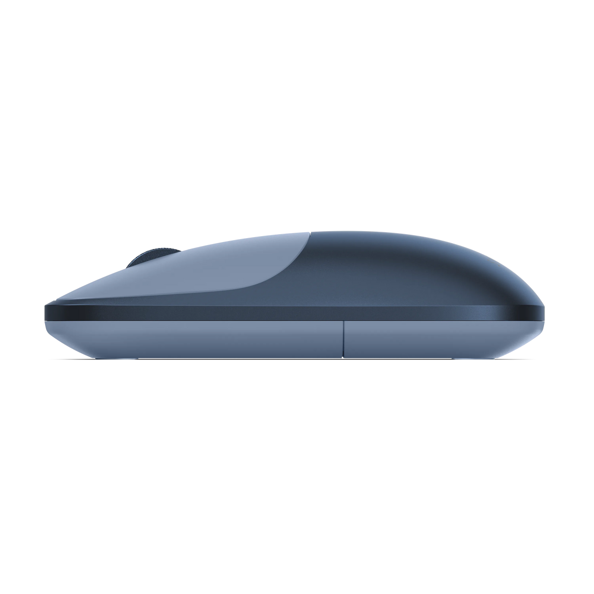 Slim EX Wireless Mouse in Indigo, side view