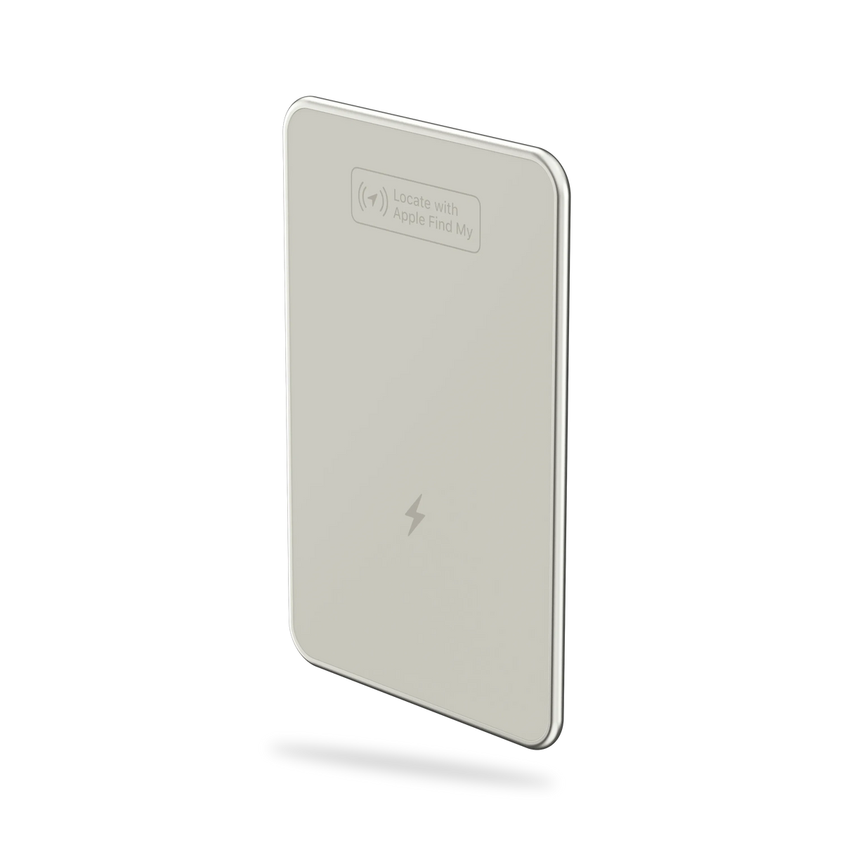 FindAll Card in Sand, back view with Find My label
