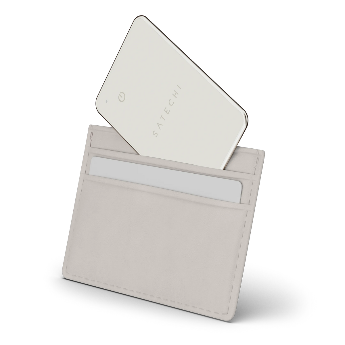 FindAll Card in Sand slipping into a wallet