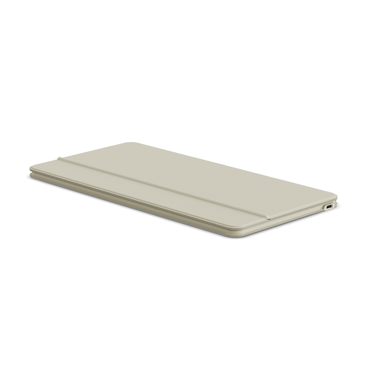 OntheGo Bluetooth Keyboard with Stand in Sand, folded closed