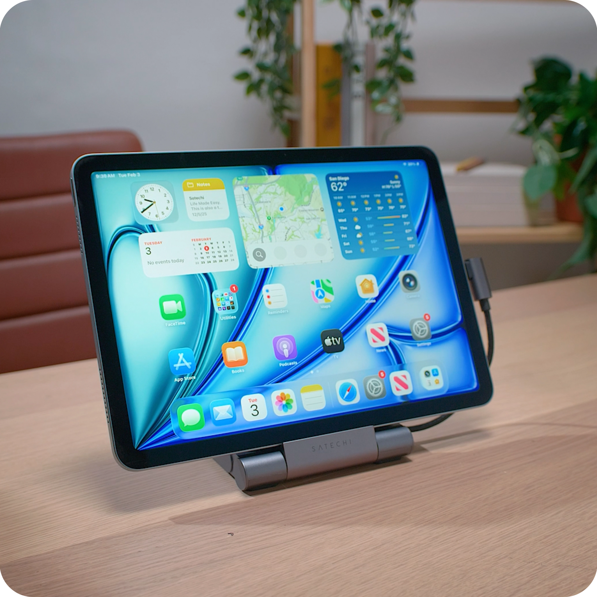 OntheGo™ Foldable Stand Hub Satechi Space Black 