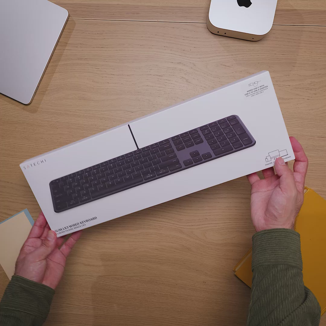 Slim LX3 Wired Keyboard Satechi Silver