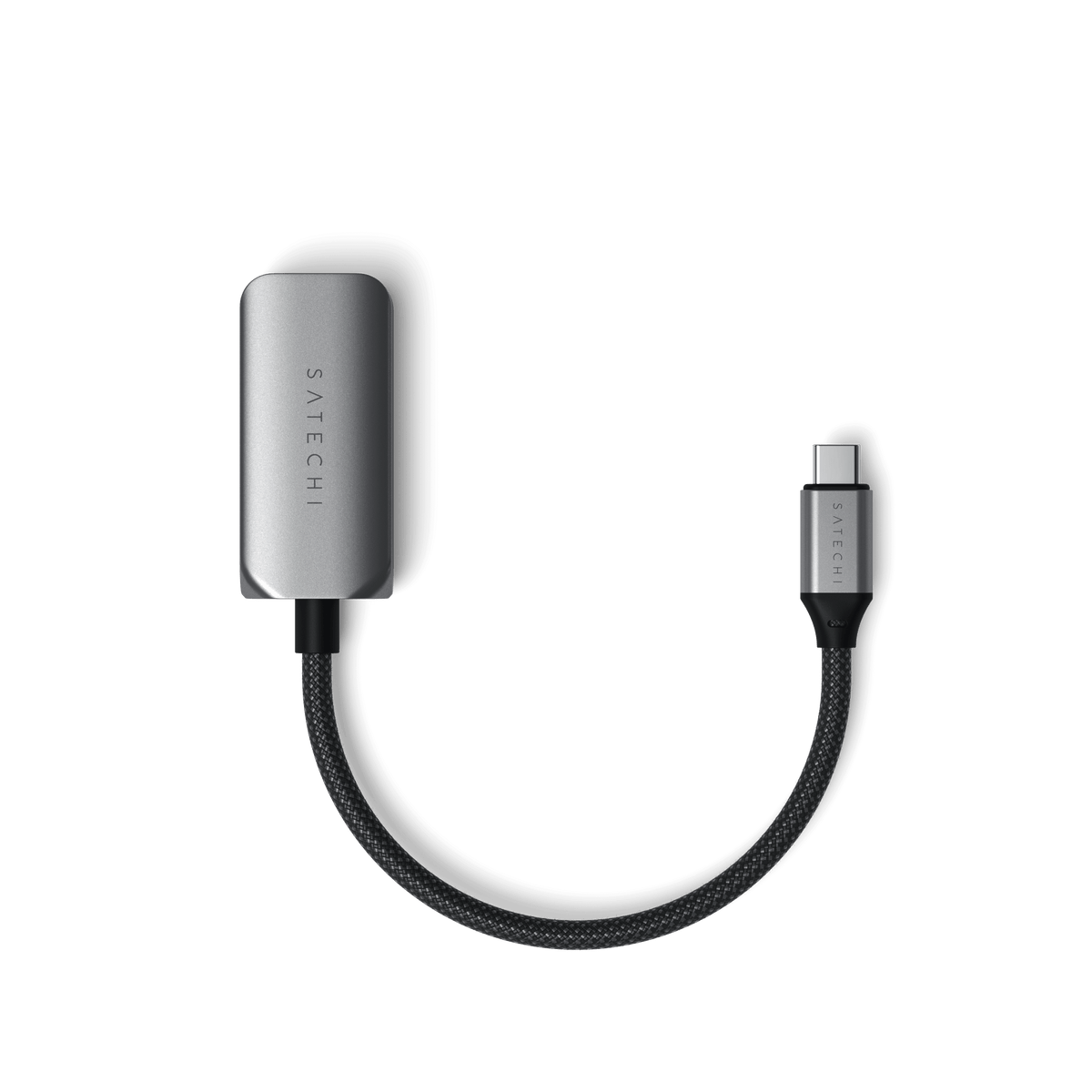 USB-C 2.5 Gigabit Ethernet Adapter, top view
