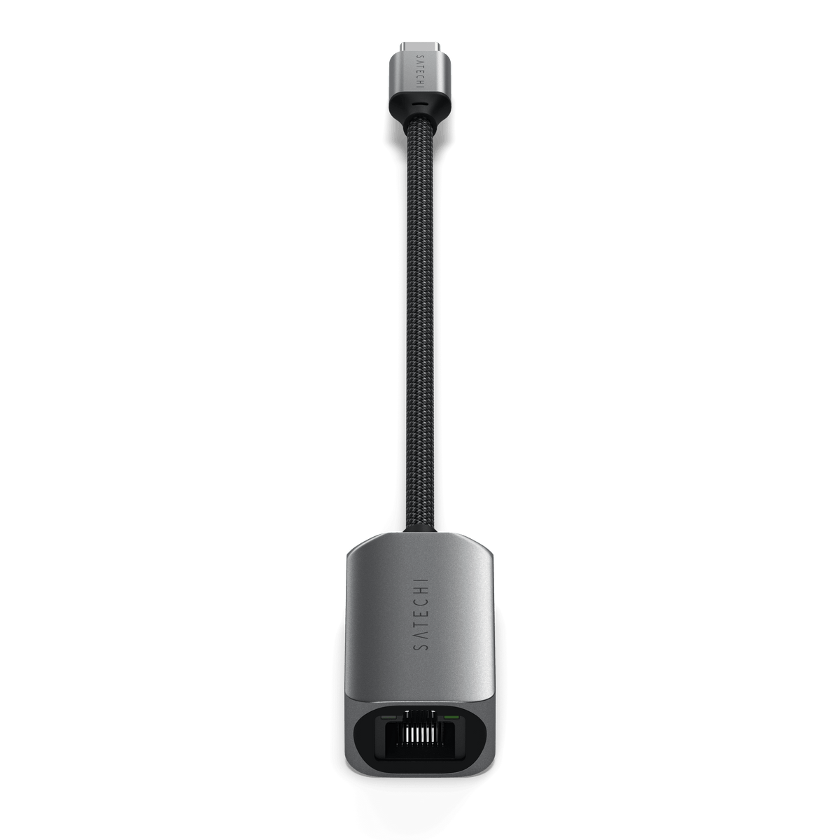 USB-C 2.5 Gigabit Ethernet Adapter, end view showing the Ethernet port
