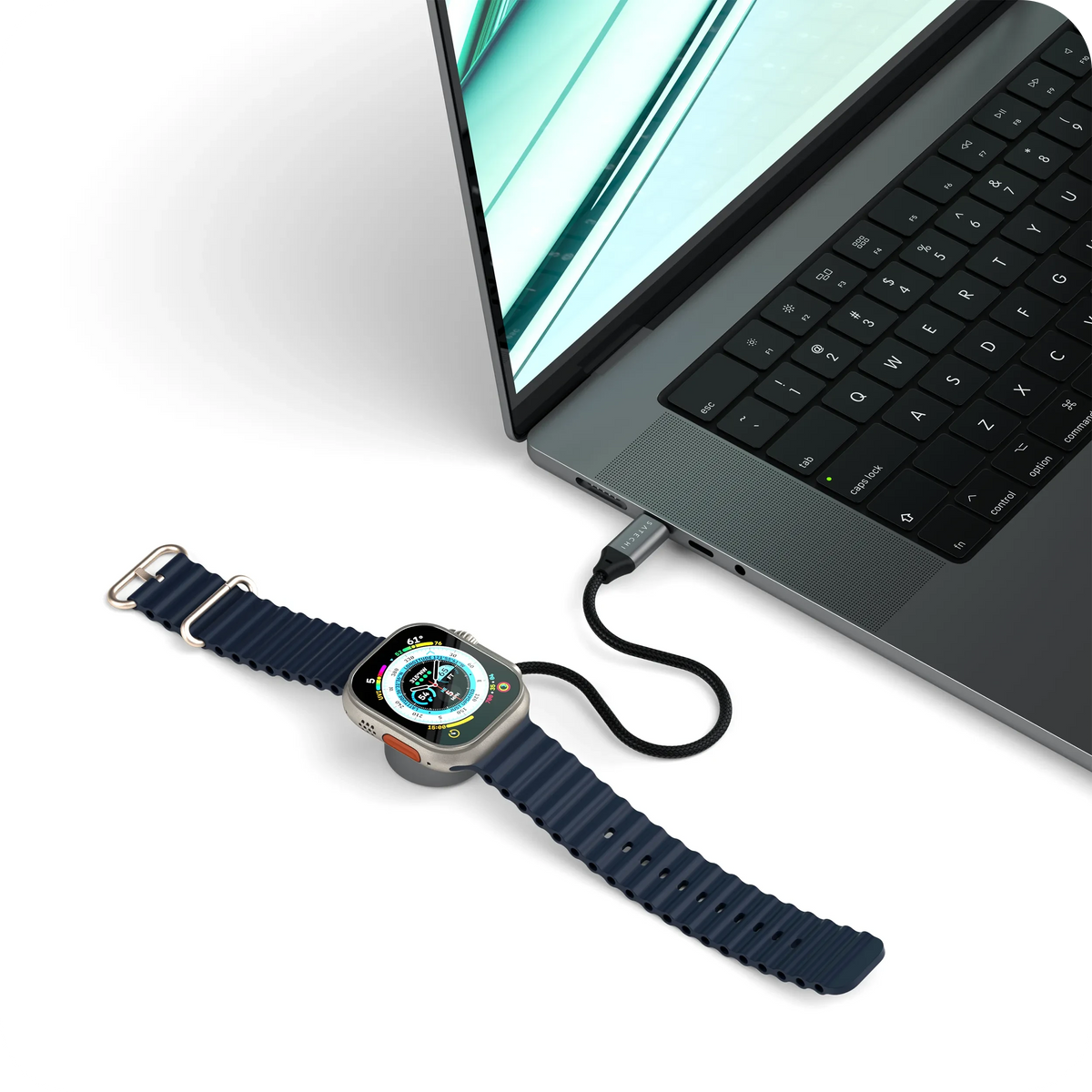 USB-C Fast Charging Cable For Apple Watch SATECHI