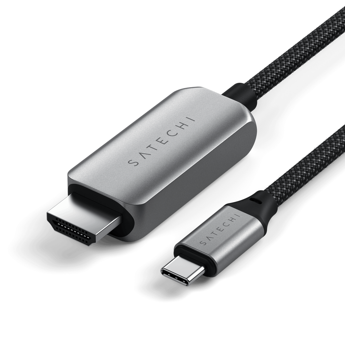 Satechi USB-C to HDMI 2.1 8K Cable connectors, close up