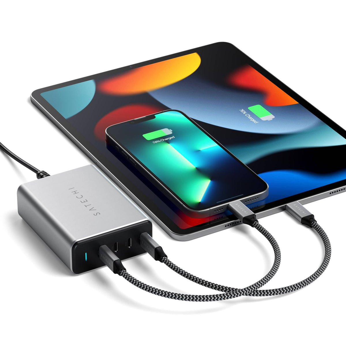 165W USB-C 4-Port PD GaN Charger Satechi EU