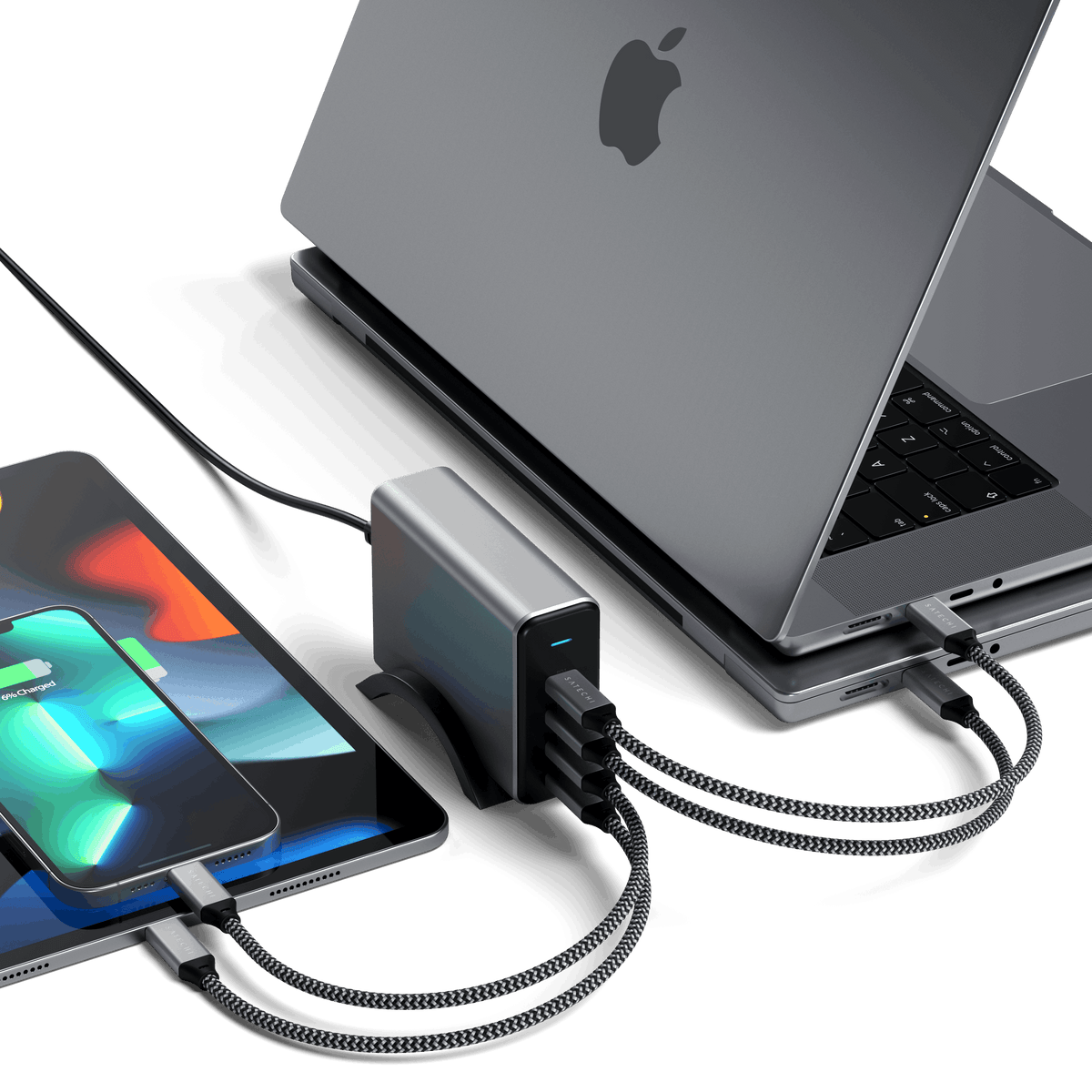 165W USB-C 4-Port PD GaN Charger Satechi US