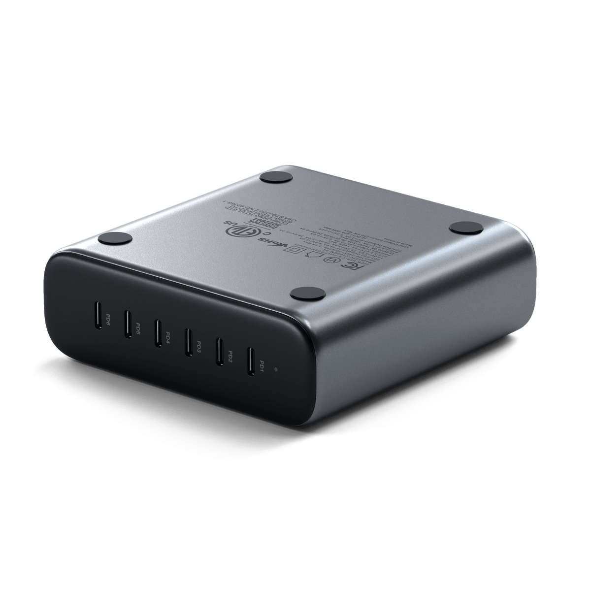 200W USB-C 6-Port GaN Charger Charging Stations Satechi US