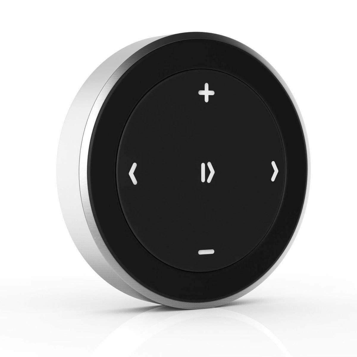 Bluetooth Media Button, angled front view