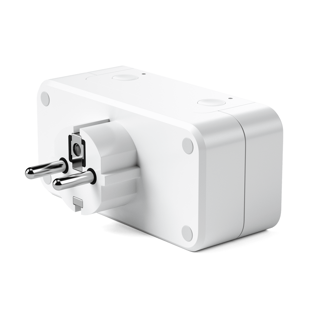 Dual Smart Outlet, EU version, back view of plug prongs