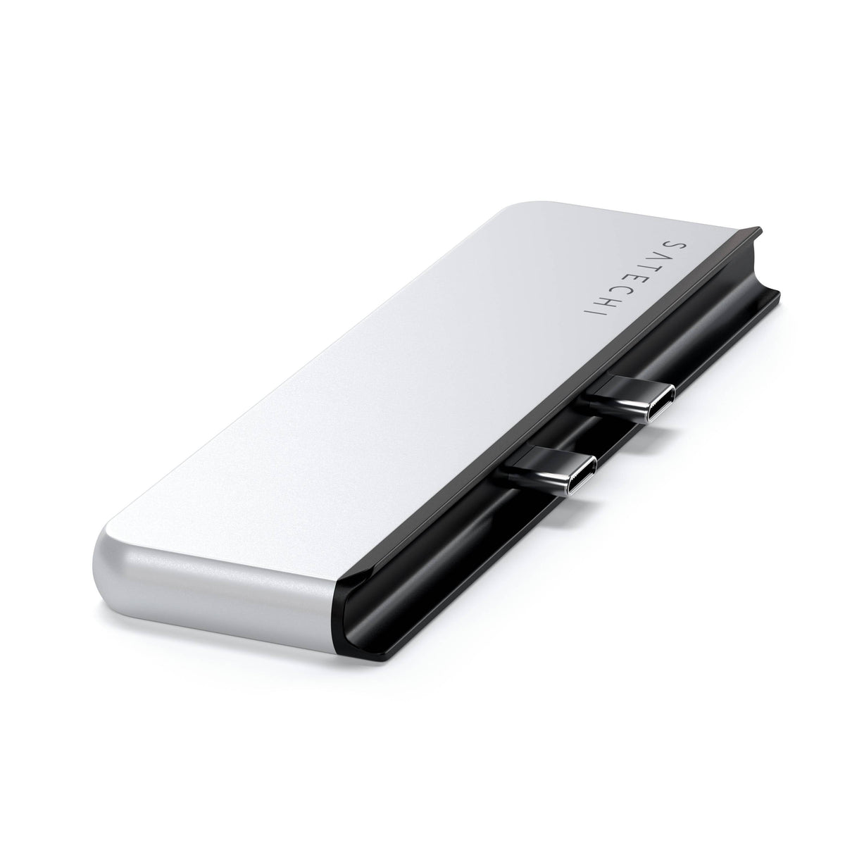 Dual USB-C Hub for Surface Pro, back side showing the two USB-C plugs