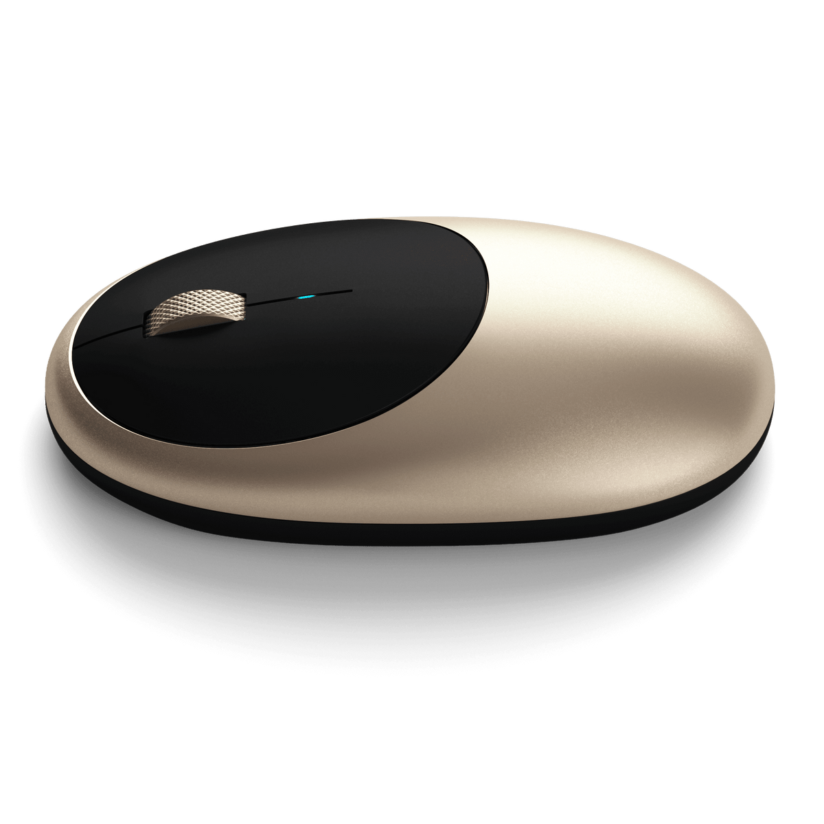 M1 Bluetooth Mouse in Gold, side view