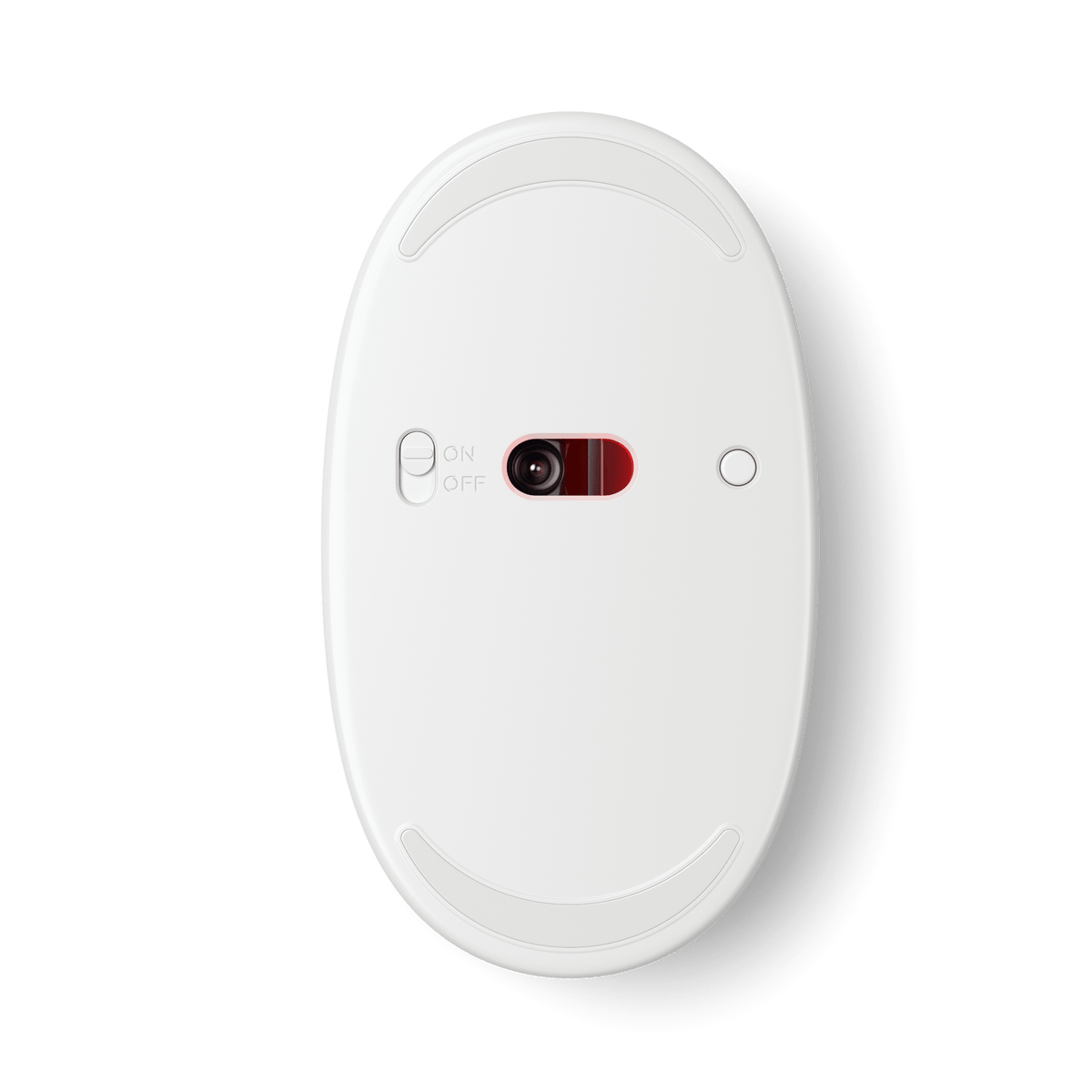 M1 Bluetooth Mouse in Silver, underside