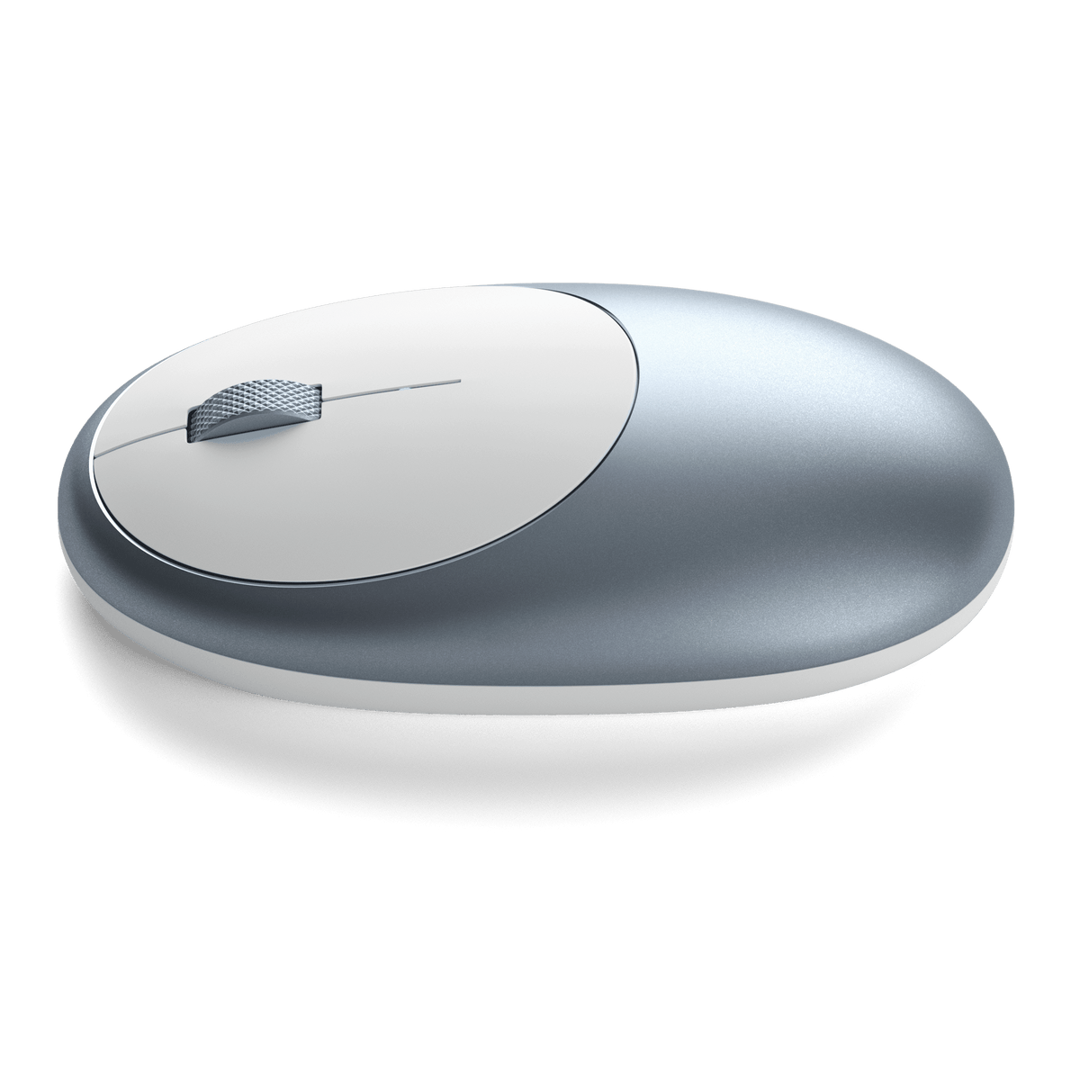 M1 Bluetooth Mouse in Blue, side view