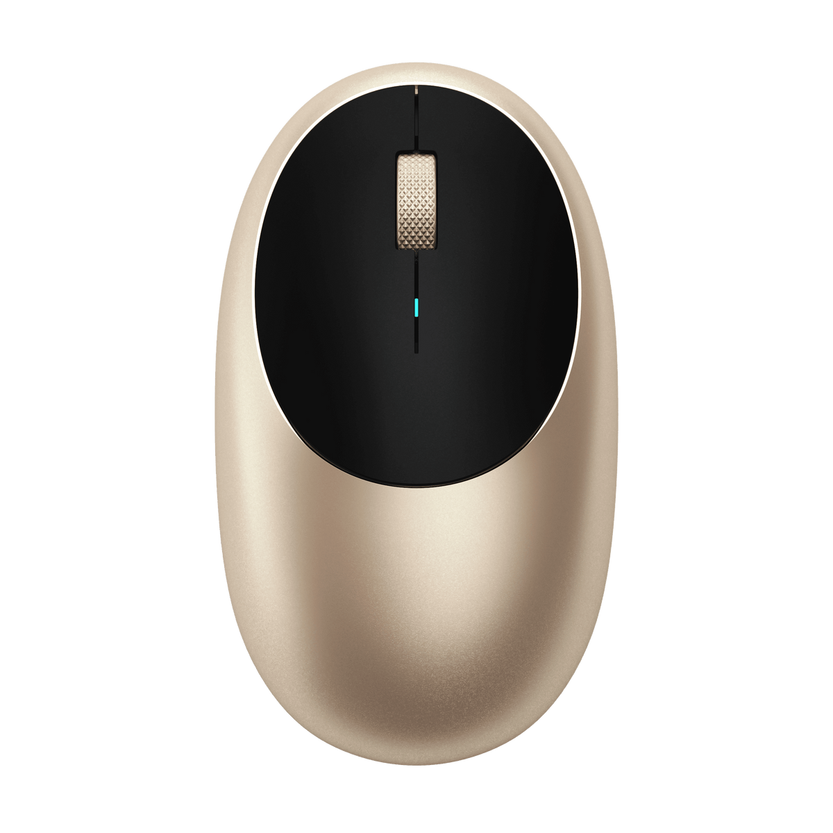 Satechi M1 Bluetooth Mouse in Gold, top view