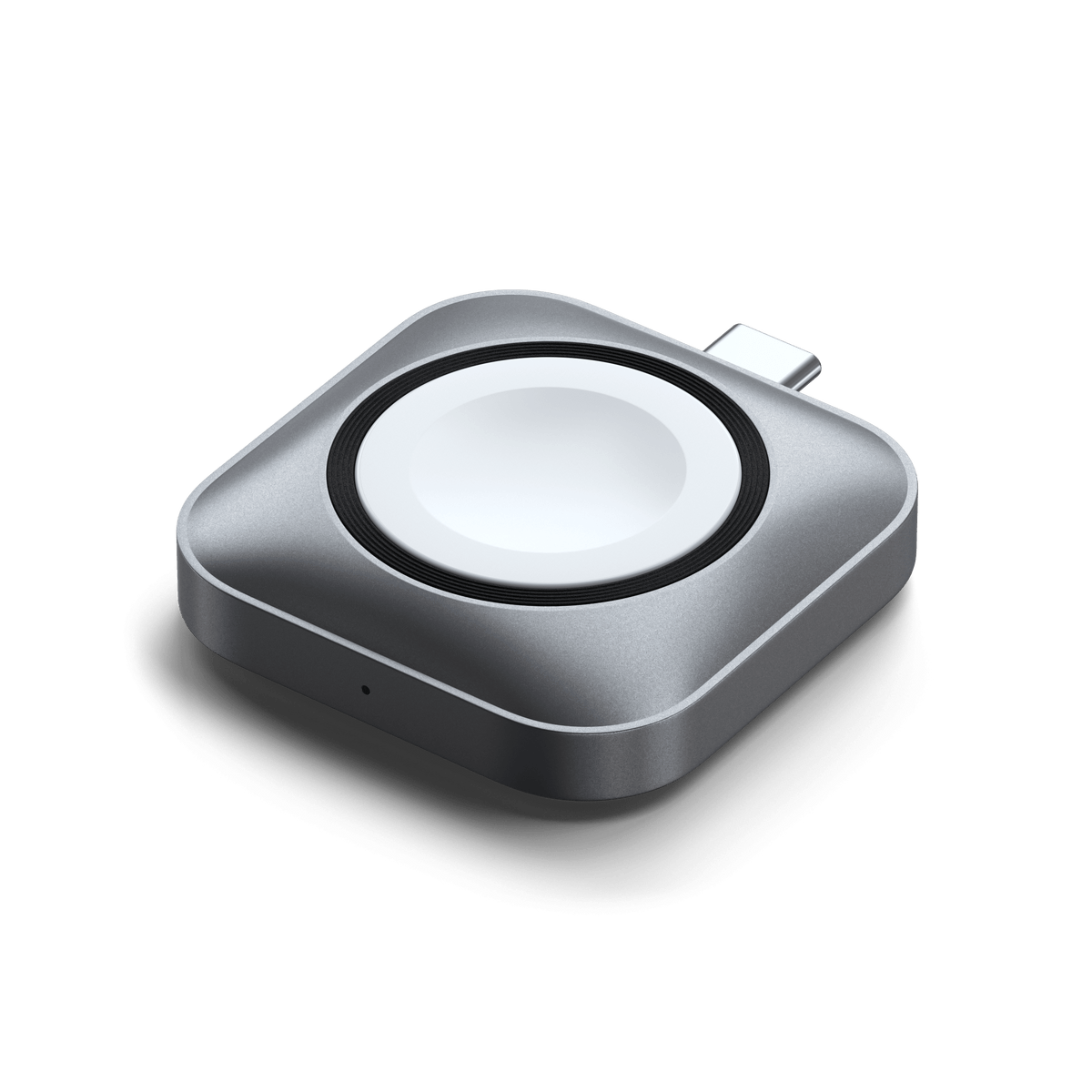 USB-C Magnetic Charging Dock for Apple Watch, angled view