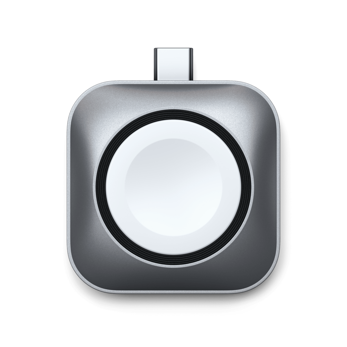 Satechi USB-C Magnetic Charging Dock for Apple Watch, top view
