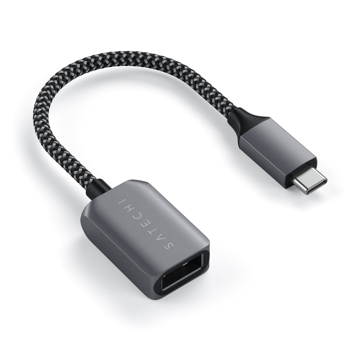 USB-C to USB 3.0 Adapter Cable, angled view of the USB-A port