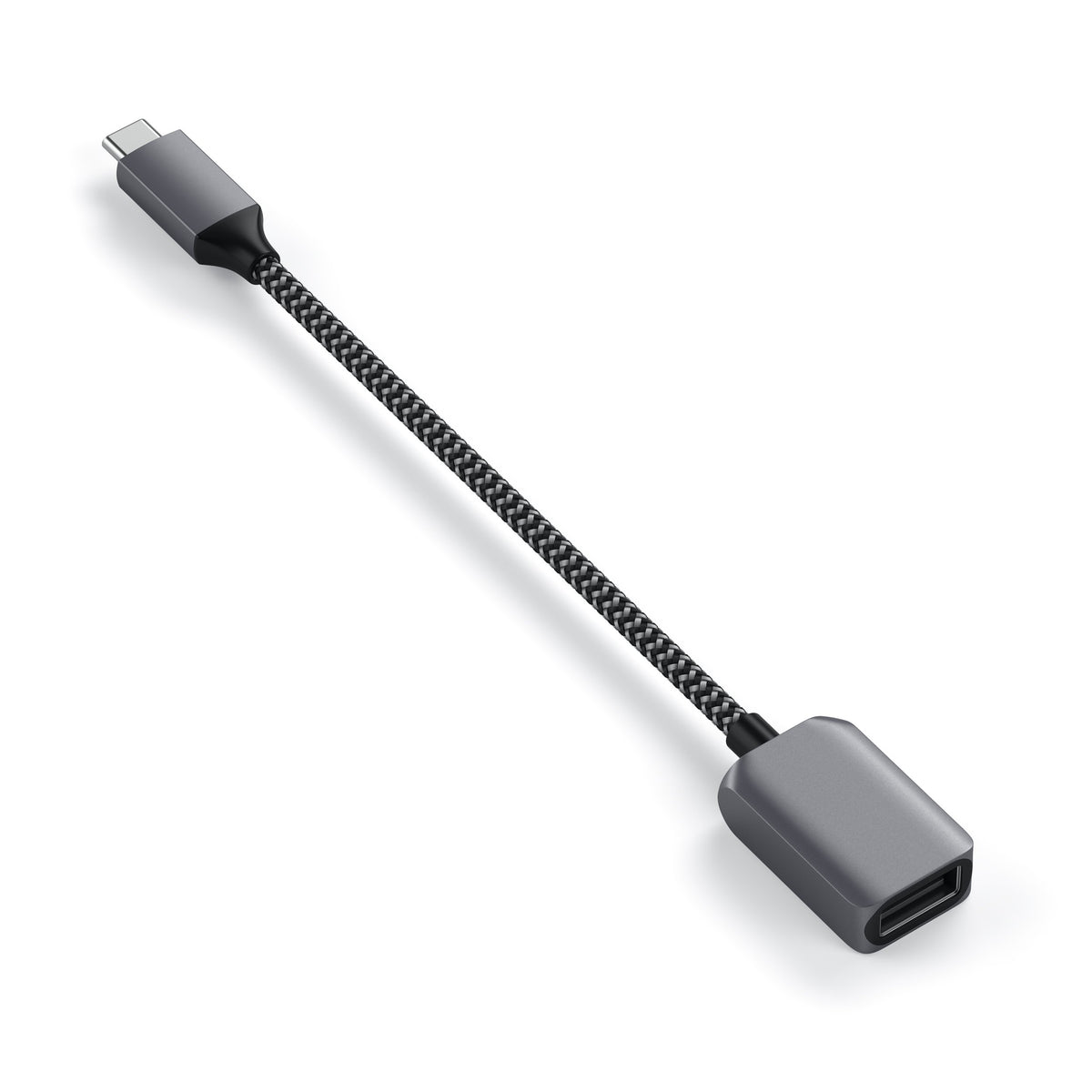 USB-C to USB 3.0 Adapter Cable, full length angled view