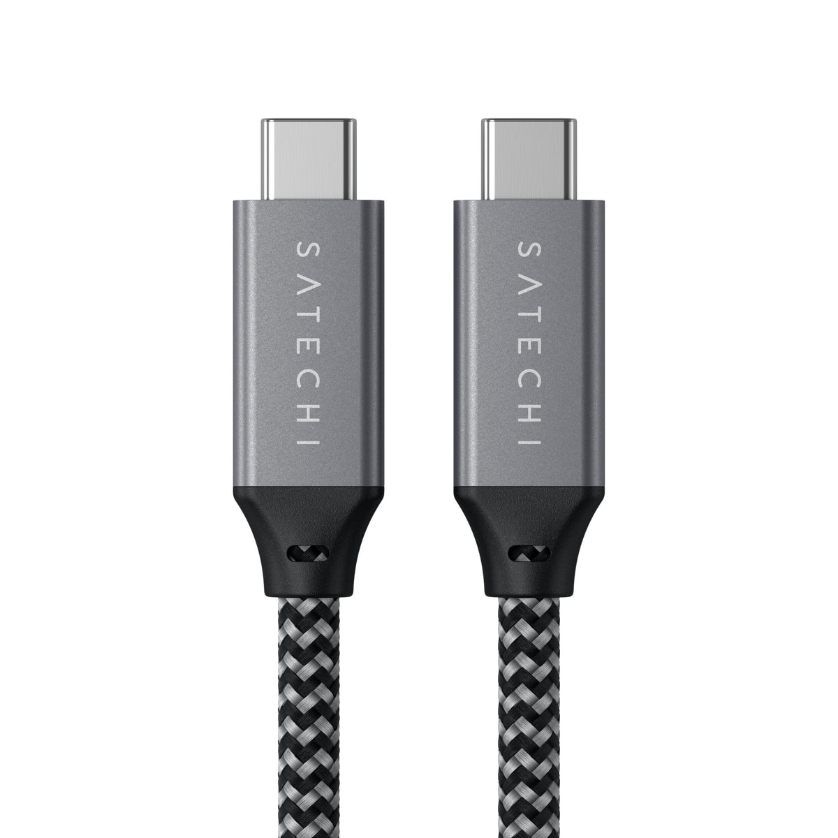 USB4 C-to-C Cable 2.6ft, close up of both connectors