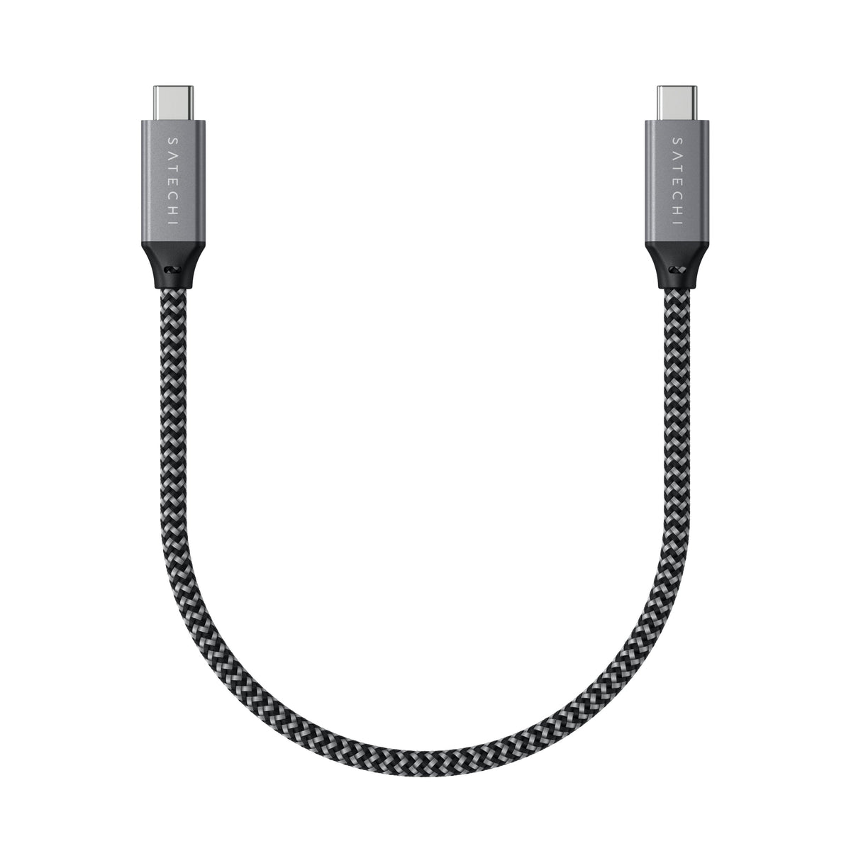 Satechi USB4 C-to-C Cable 10in, full length view