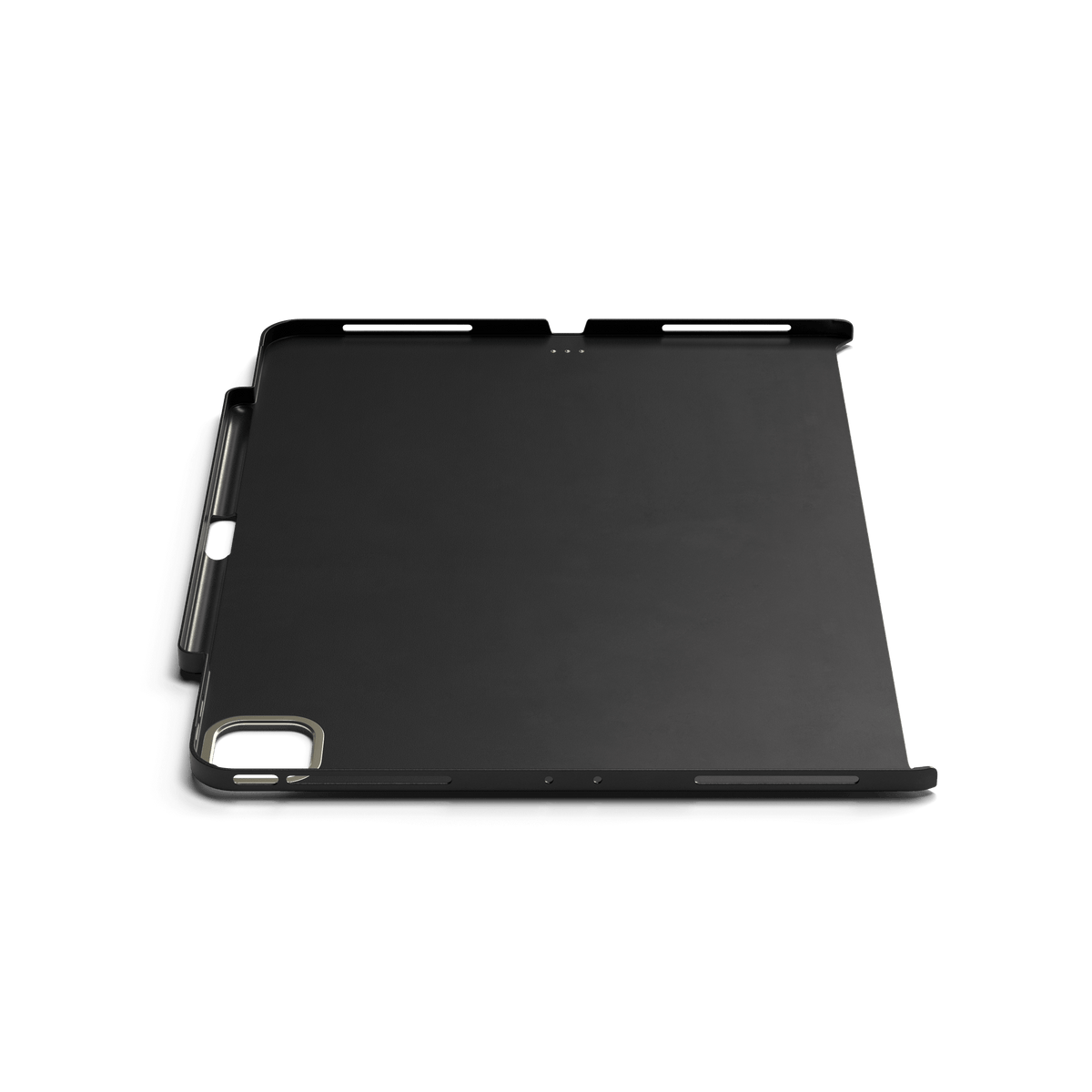Vegan-Leather Magnetic Case for iPad Pro 12.9-inch in Black, inside view