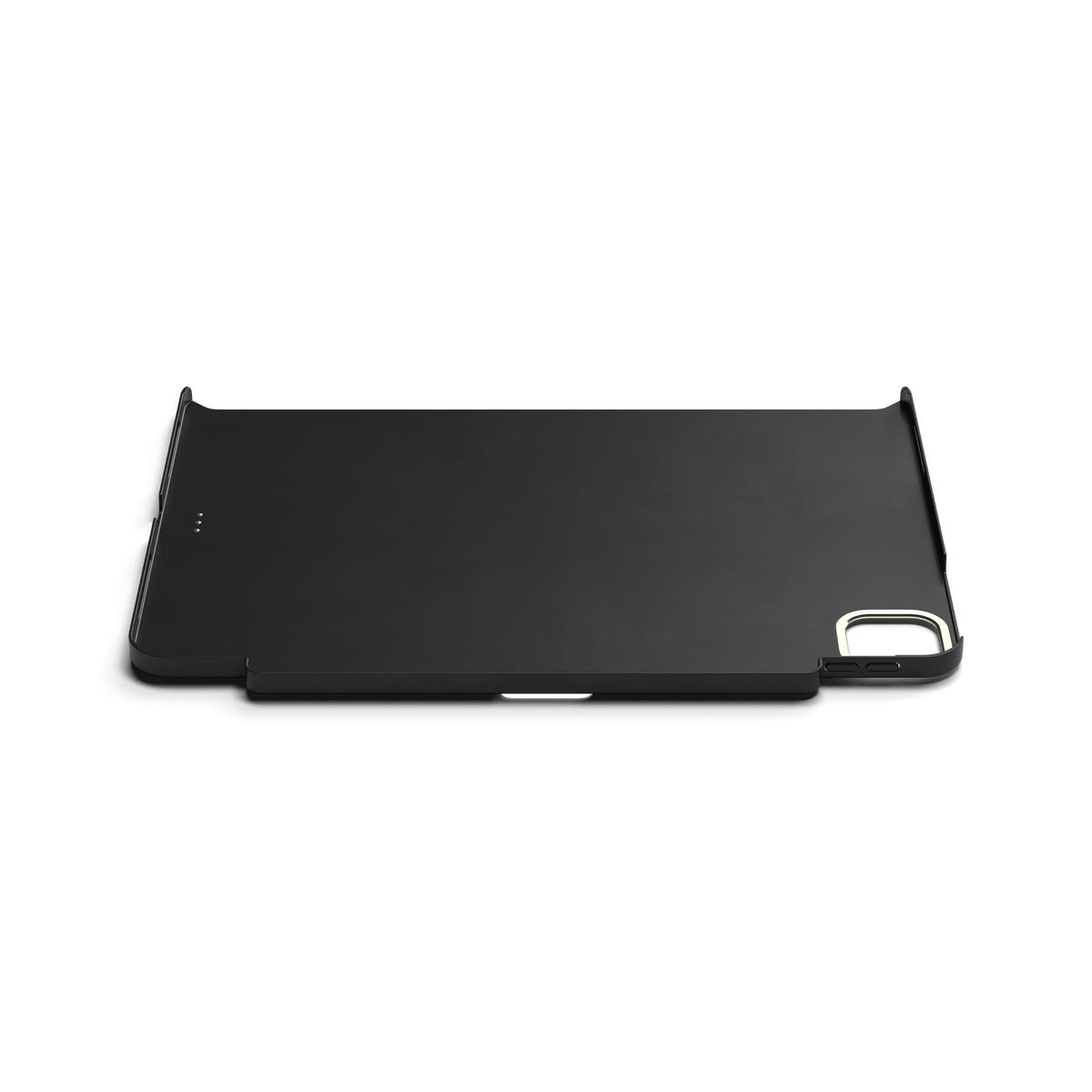Vegan-Leather Magnetic Case for iPad Pro 11-inch in Black, edge view