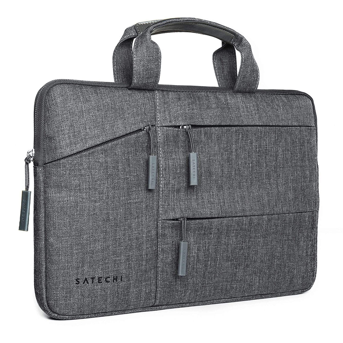 Water-Resistant Laptop Carrying Case with Pockets 13-inch, angled front view